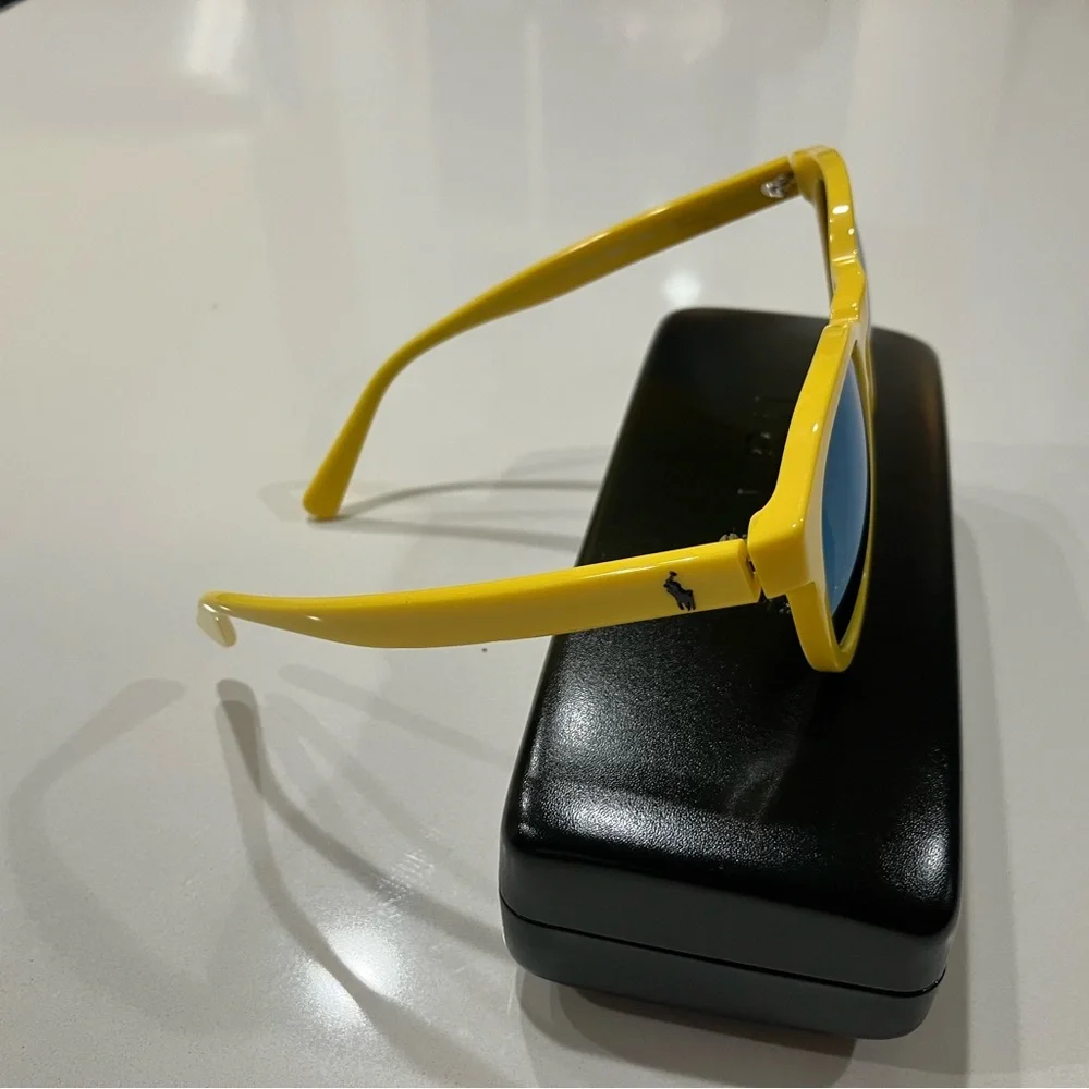 Polo by Ralph Lauren Yellow and Blue Women's Sunglasses
